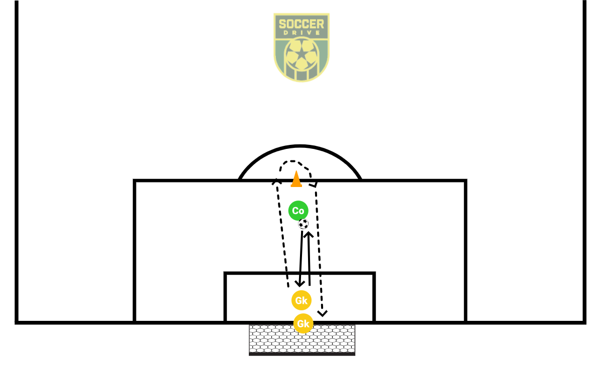 GK Dynamic Warmup with Ball           