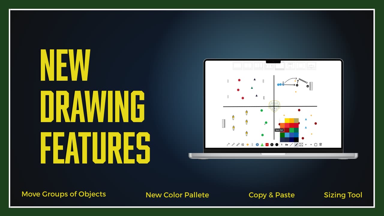 SoccerDrive Drawing Tool Updates